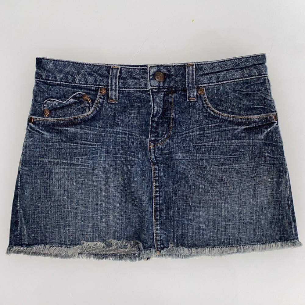 Y2K Juicy Couture Jean Mini Skirt
